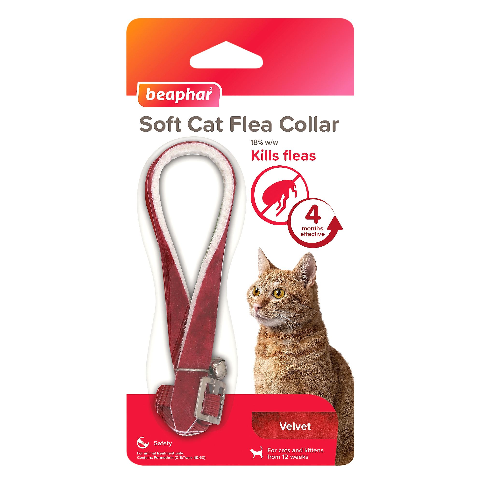 Beaphar Flea Collar Soft Velvet For Cats