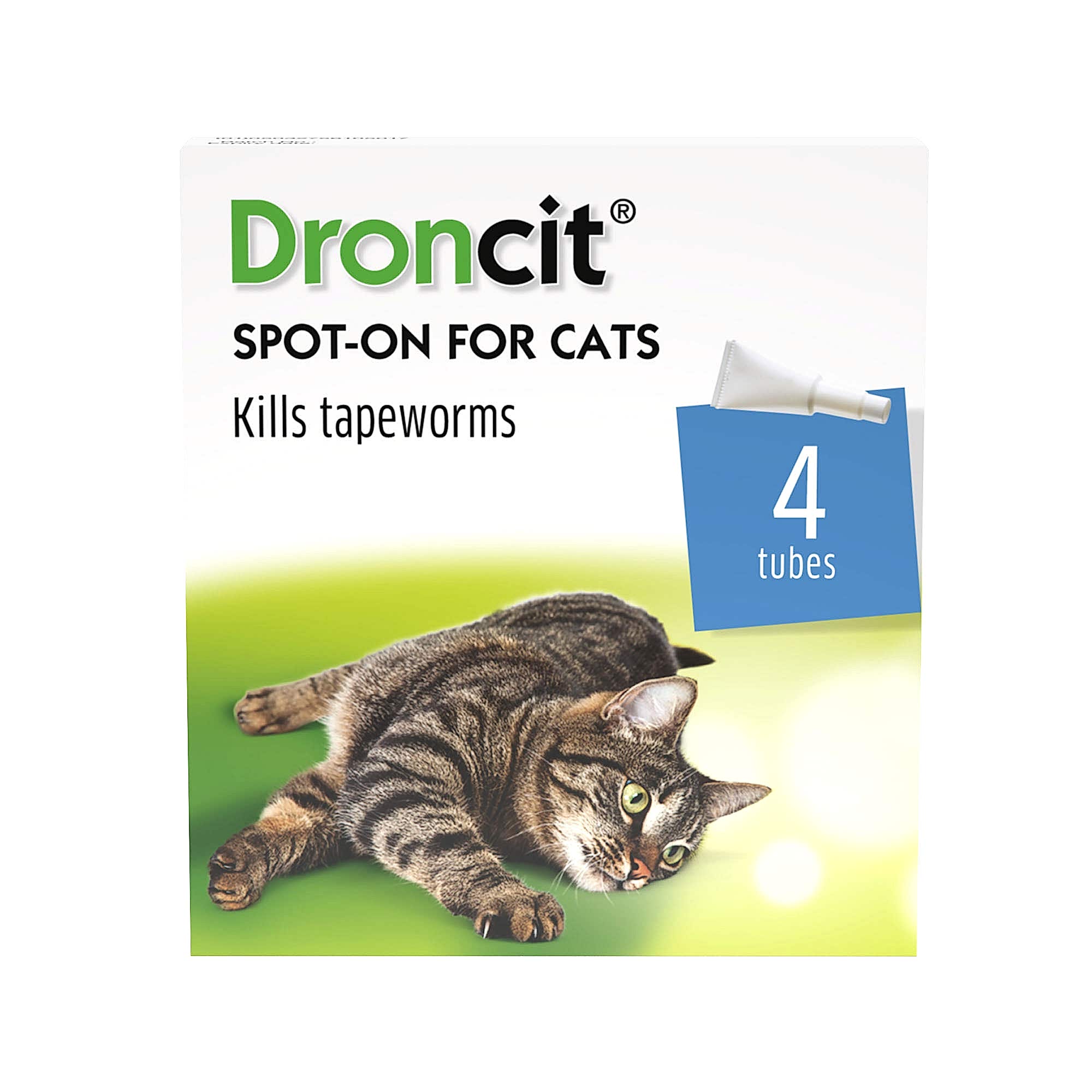 Droncit Spot-On Tapewormer For Cats from 1kg