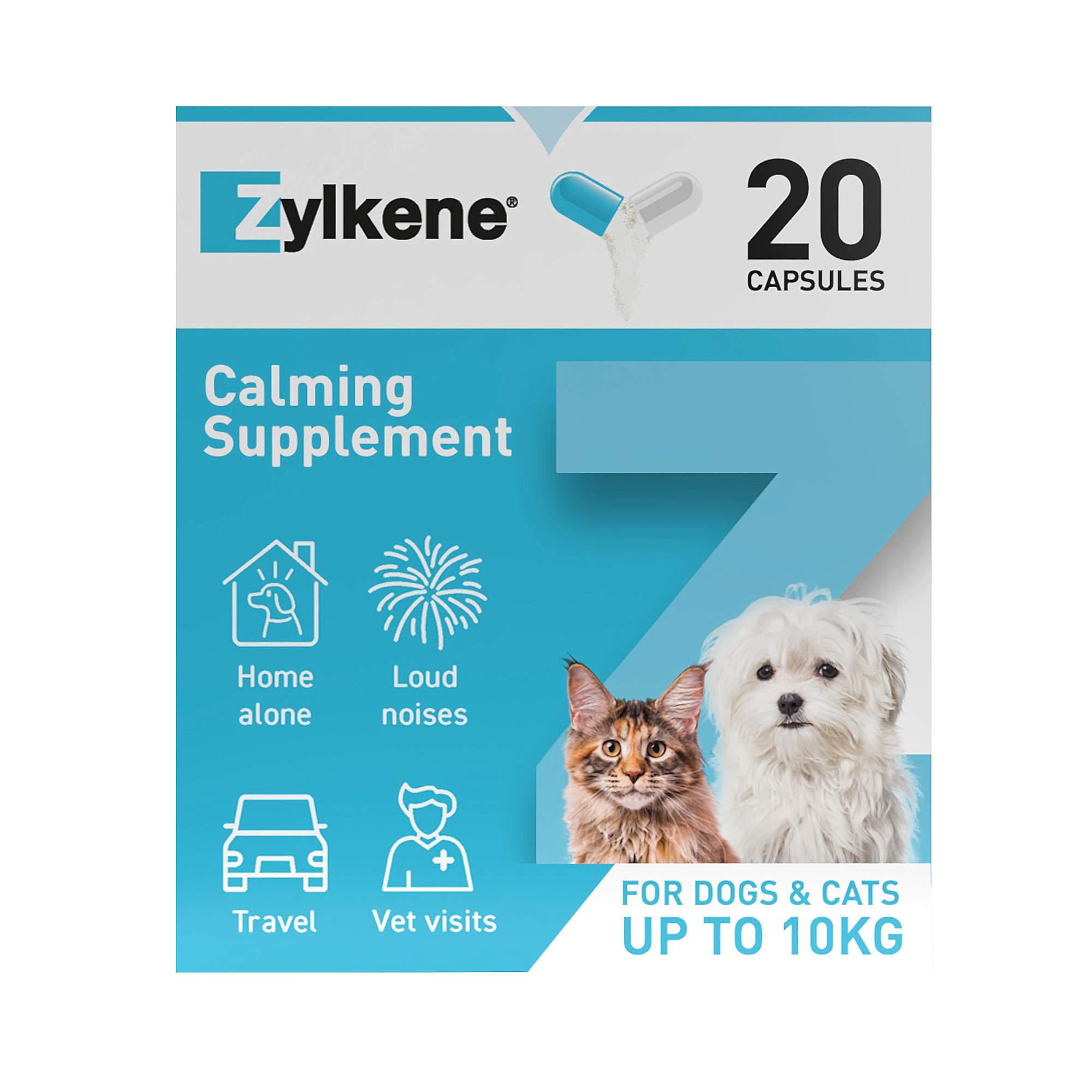 Zylkene Calming Supplement Cats & Dogs Up to 10kg