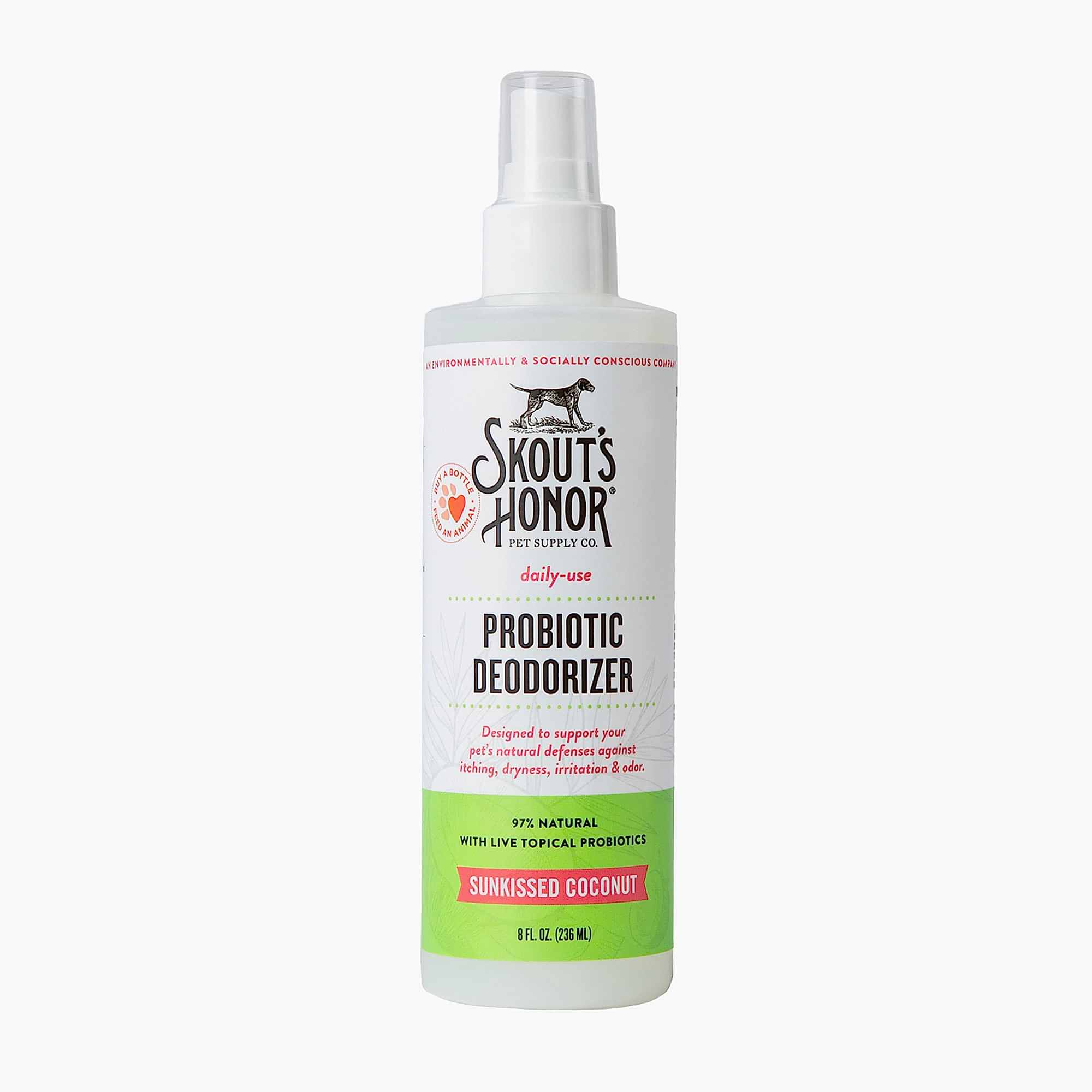 Skout's Honor Probiotic Deodoriser Spray for Dogs & Cats Coconut