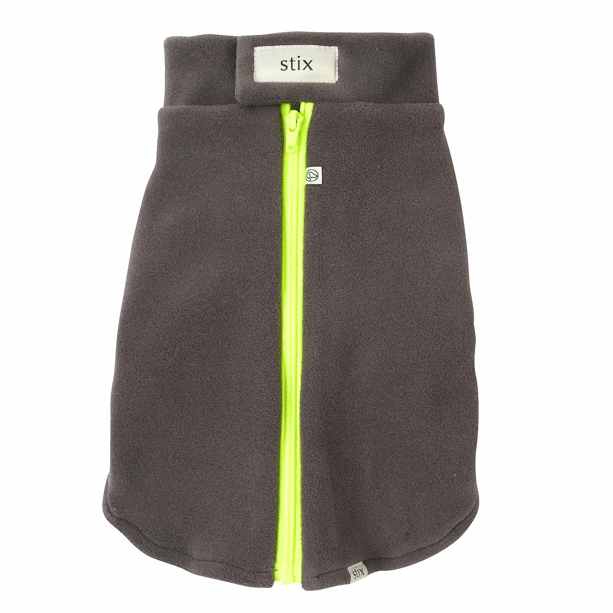 Stix & Co Pug Dog Coat Charcoal