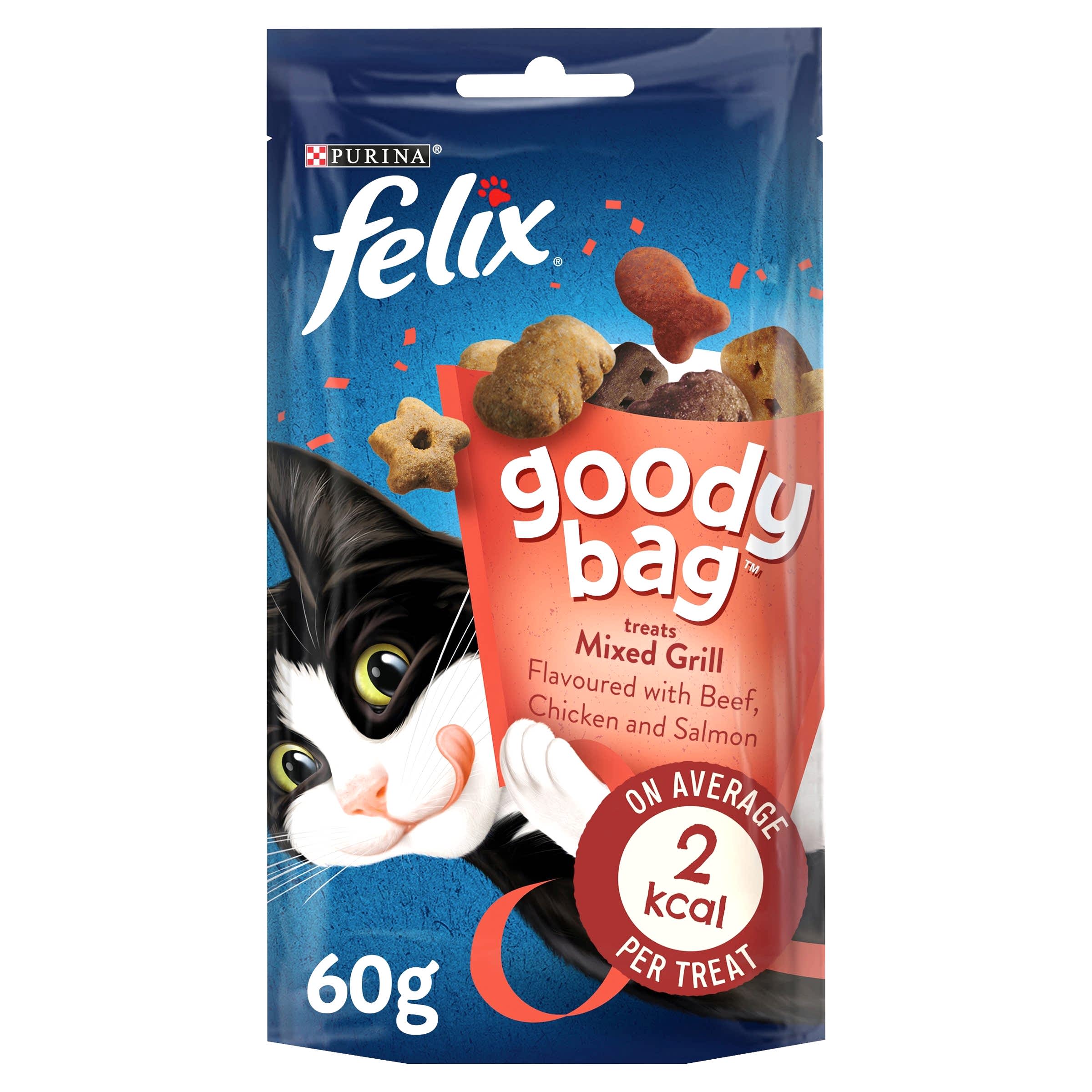 Felix Goody Bag Cat Treats Mixed Grill