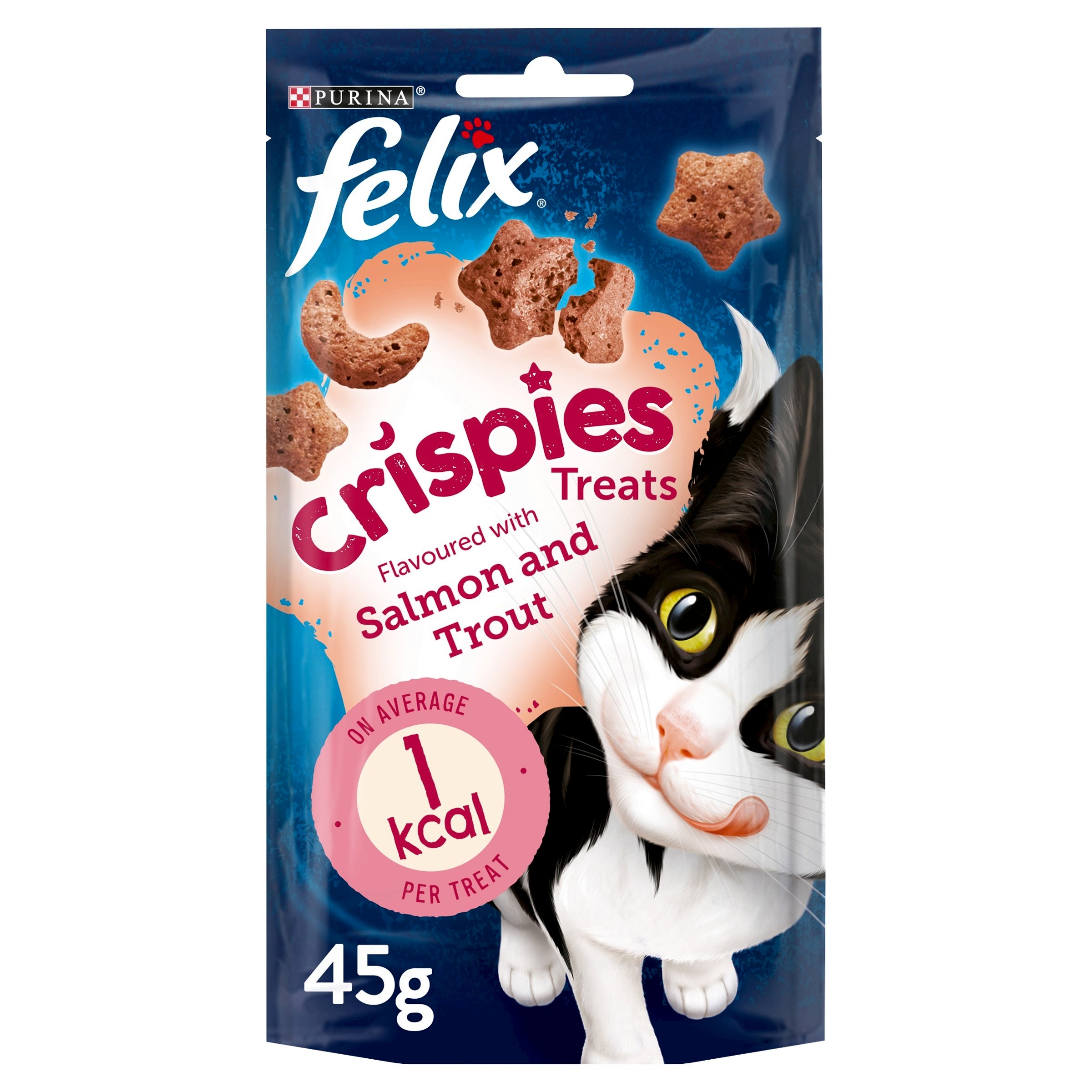 Felix Crispies Cat Treats Salmon & Trout