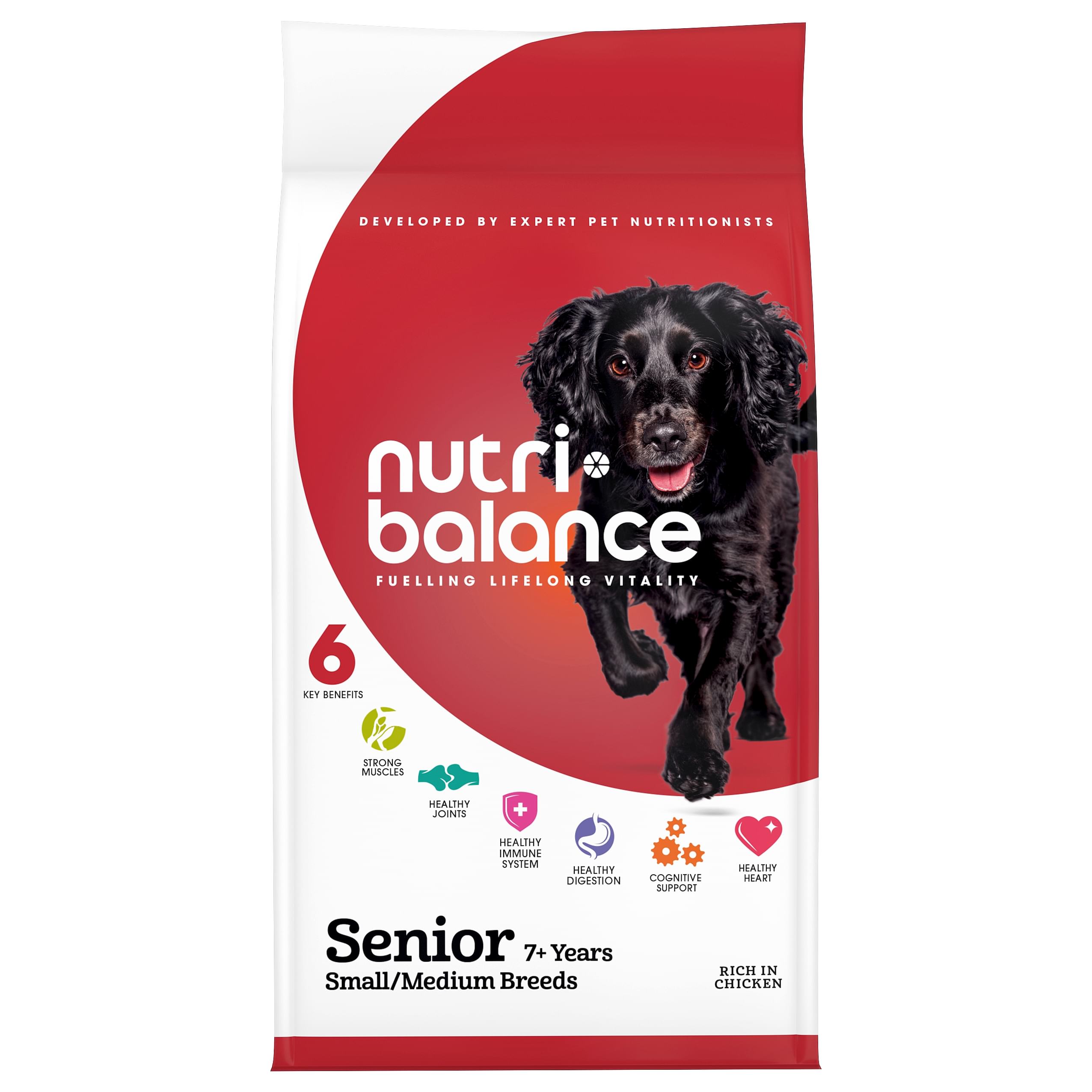 nutribalance Small & Medium Breed Senior Dry Dog Food Chicken