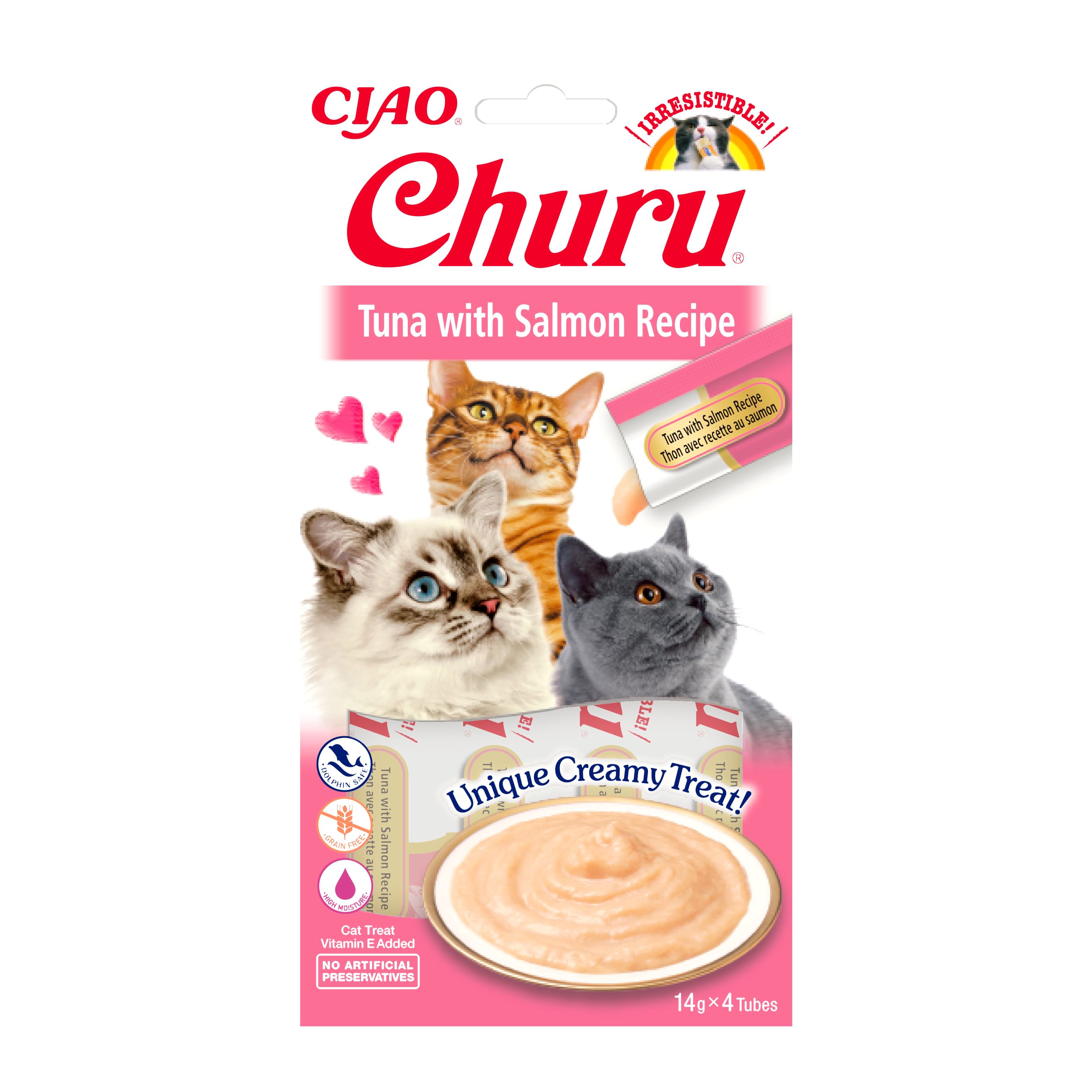 Ciao Churu Cat Treat Sticks Tuna with Salmon x 4