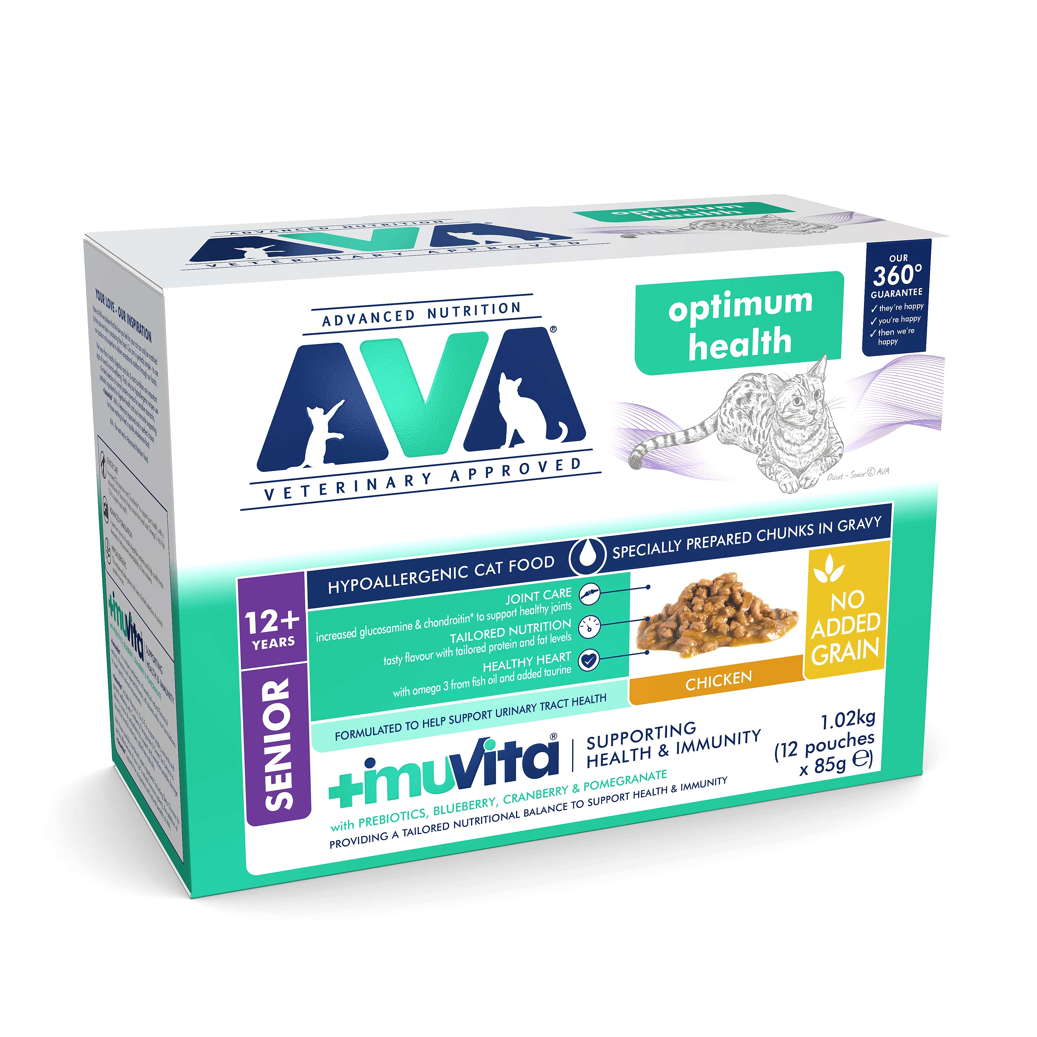 AVA Optimum Health Wet Senior Cat Food Chicken