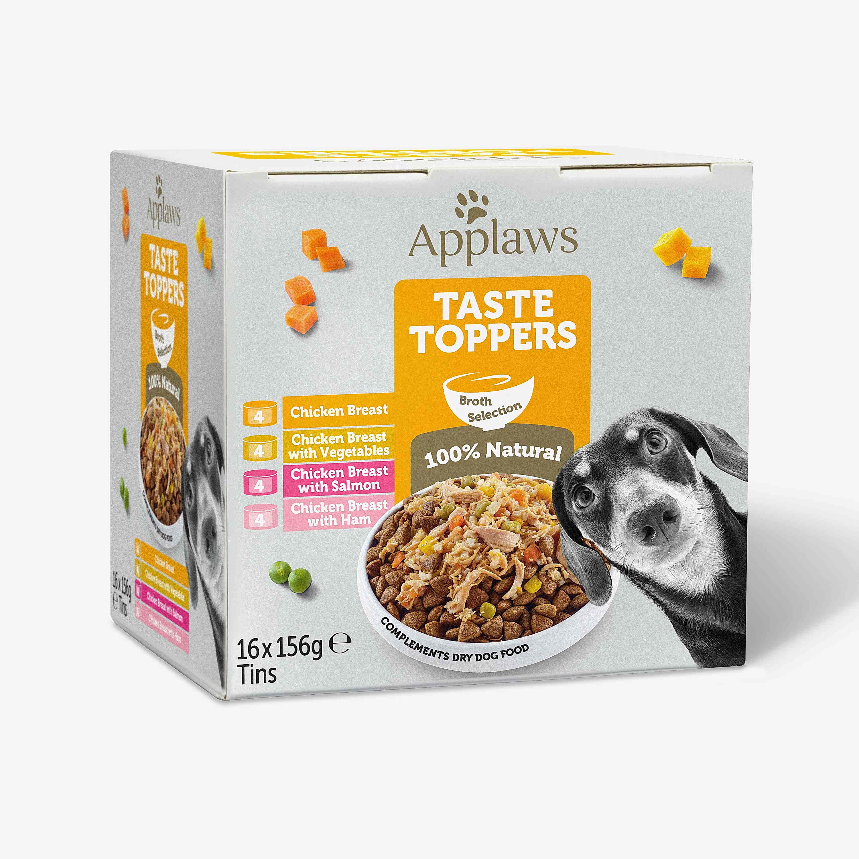 Applaws Taste Toppers Natural Adult Wet Dog Food Chicken in Broth