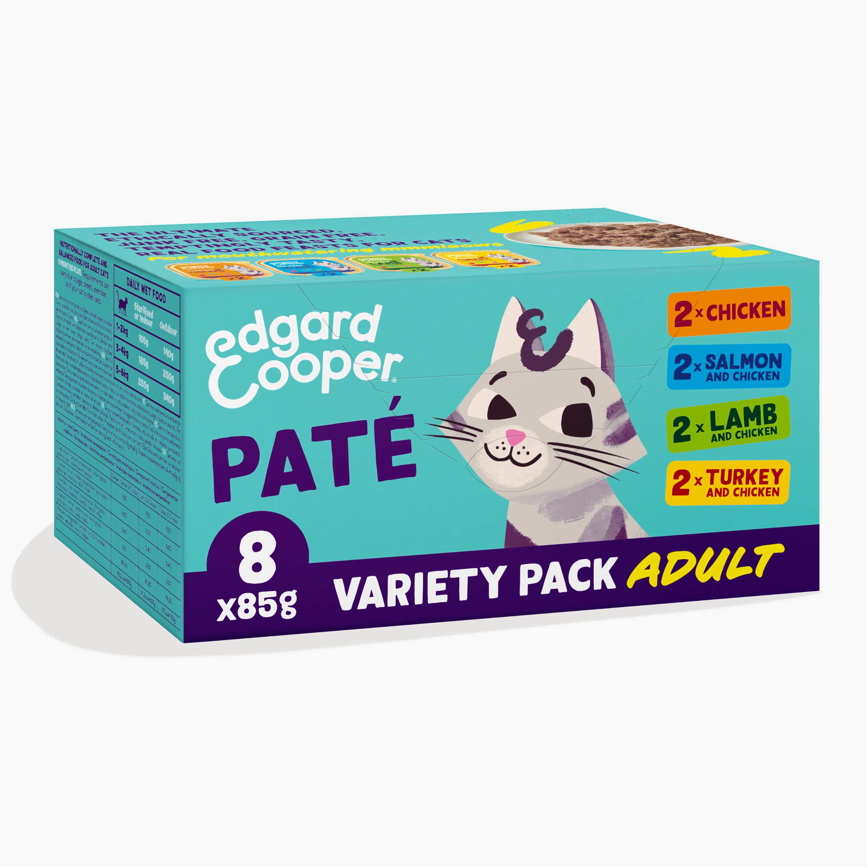 Edgard & Cooper Grain Free Adult Cat Wet Food Pate