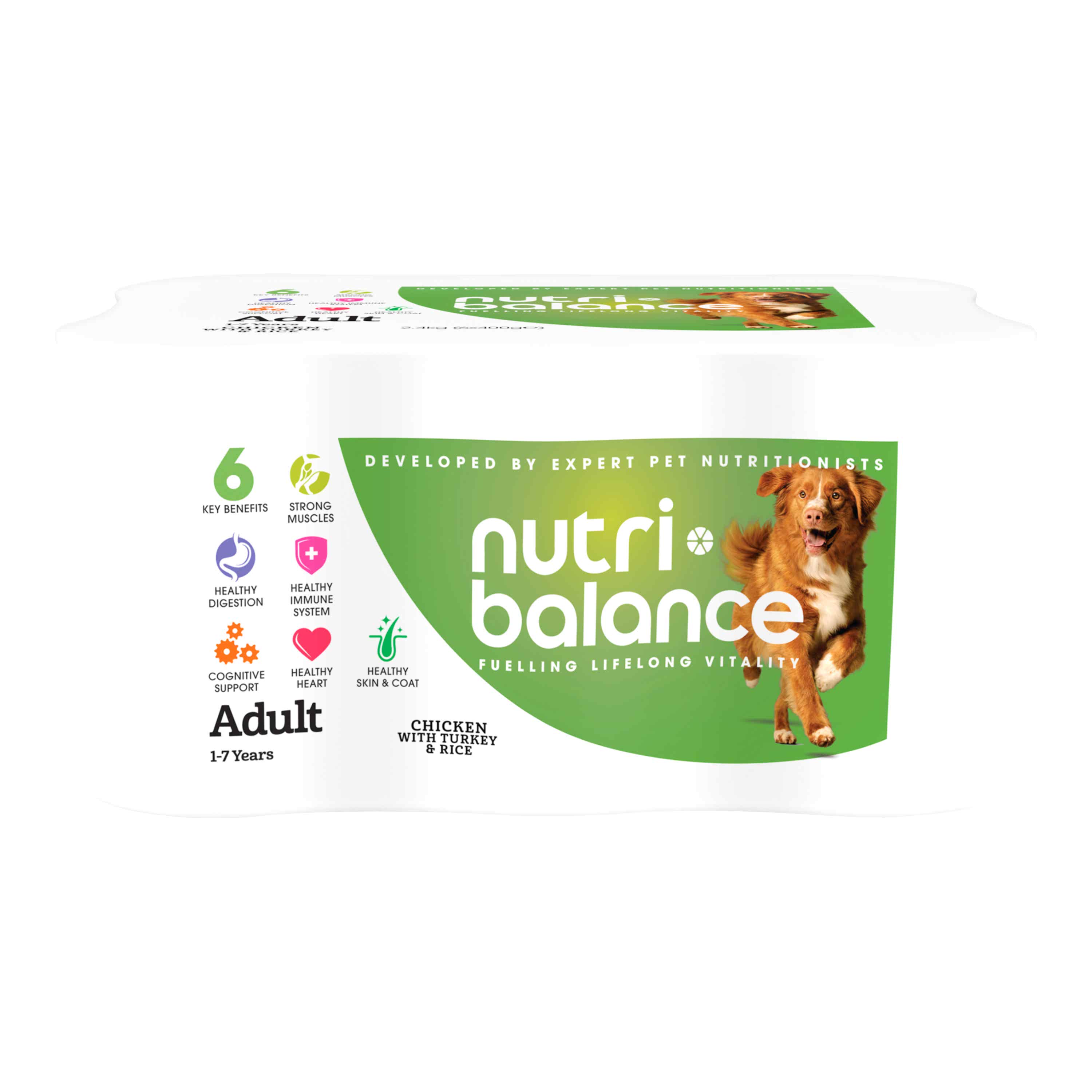 nutribalance Adult Wet Dog Food Chicken with Turkey & Rice