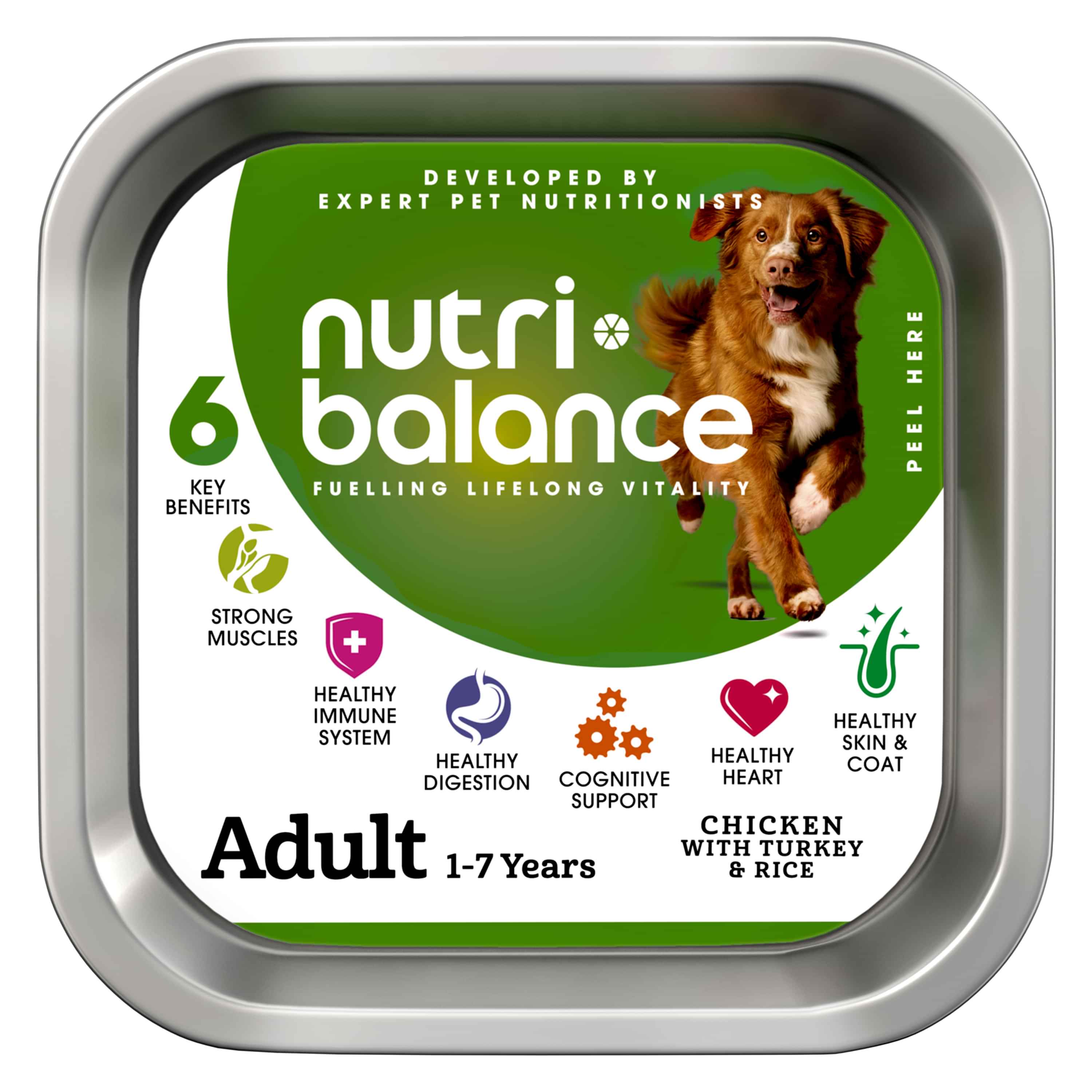 nutribalance Adult Wet Dog Food Chicken with Turkey & Rice