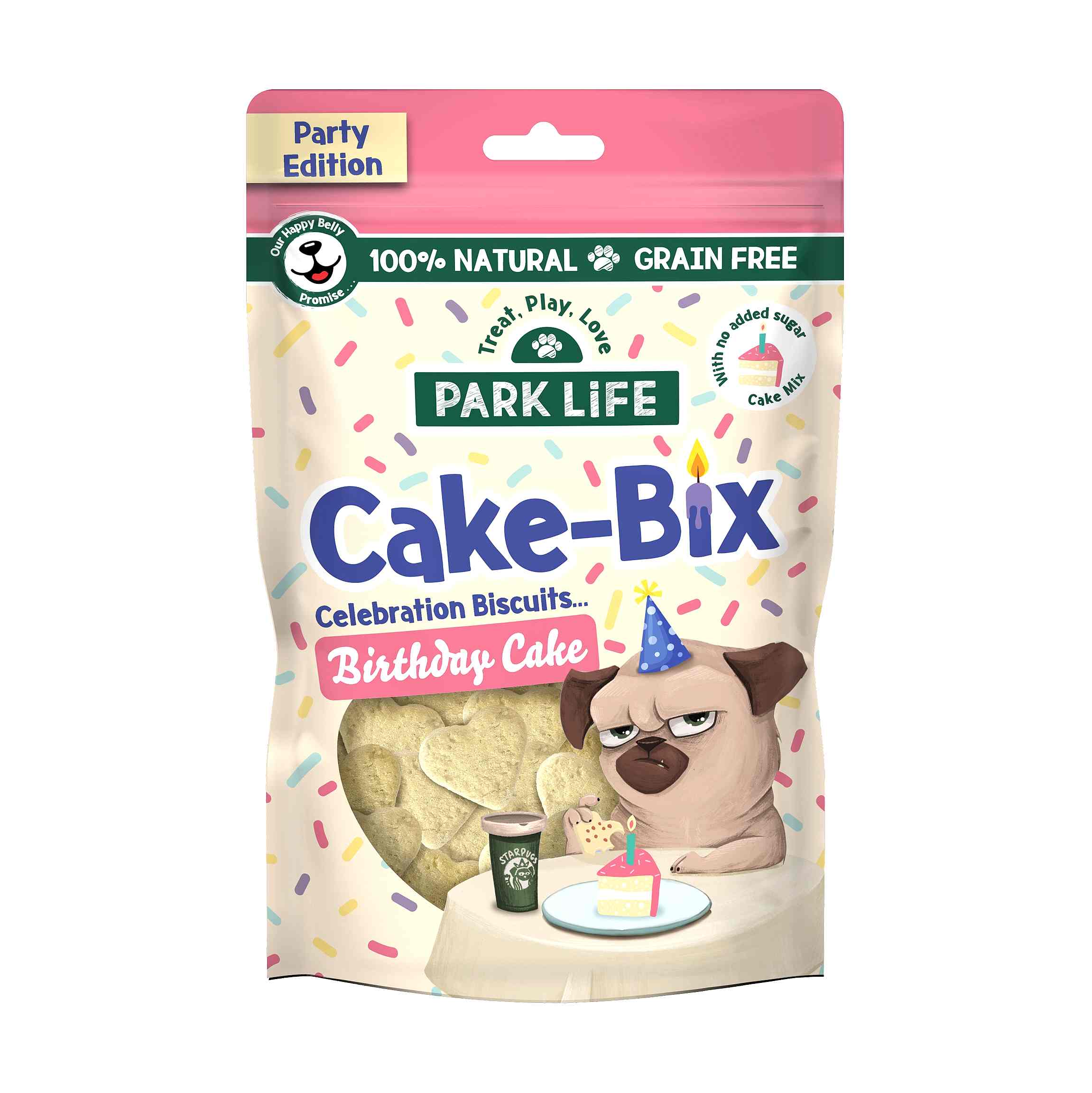 Park Life Cake-Bix Dog Treats Birthday Cake Flavour