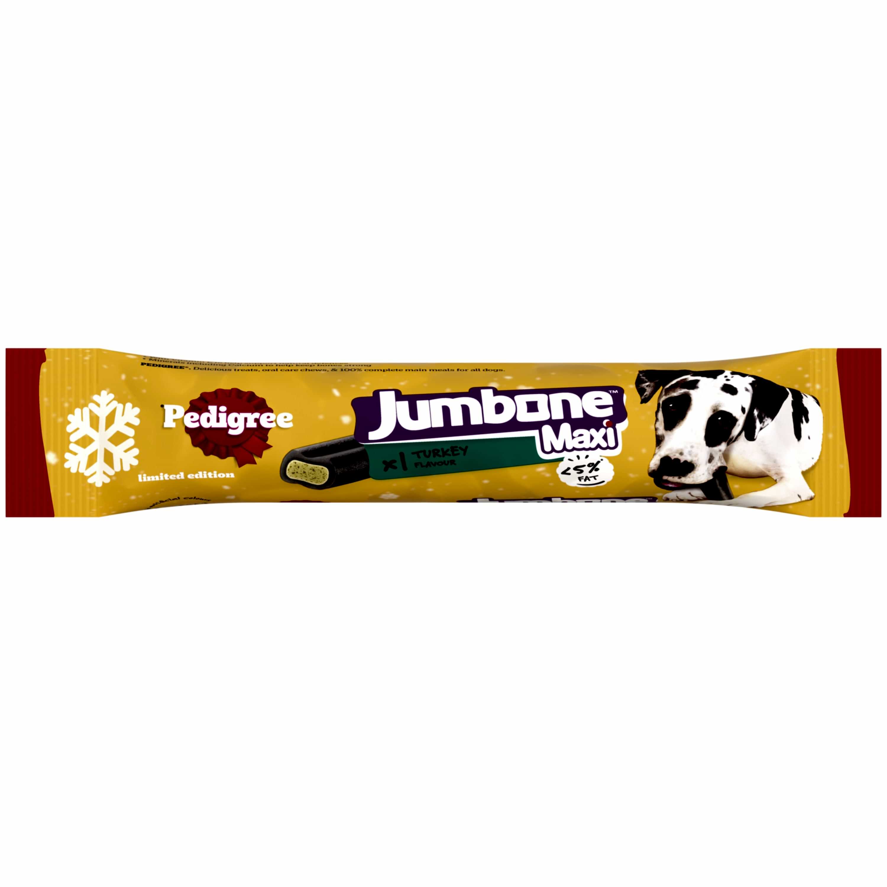 Pedigree Christmas Jumbone Large Dog Treat Chew Turkey x1