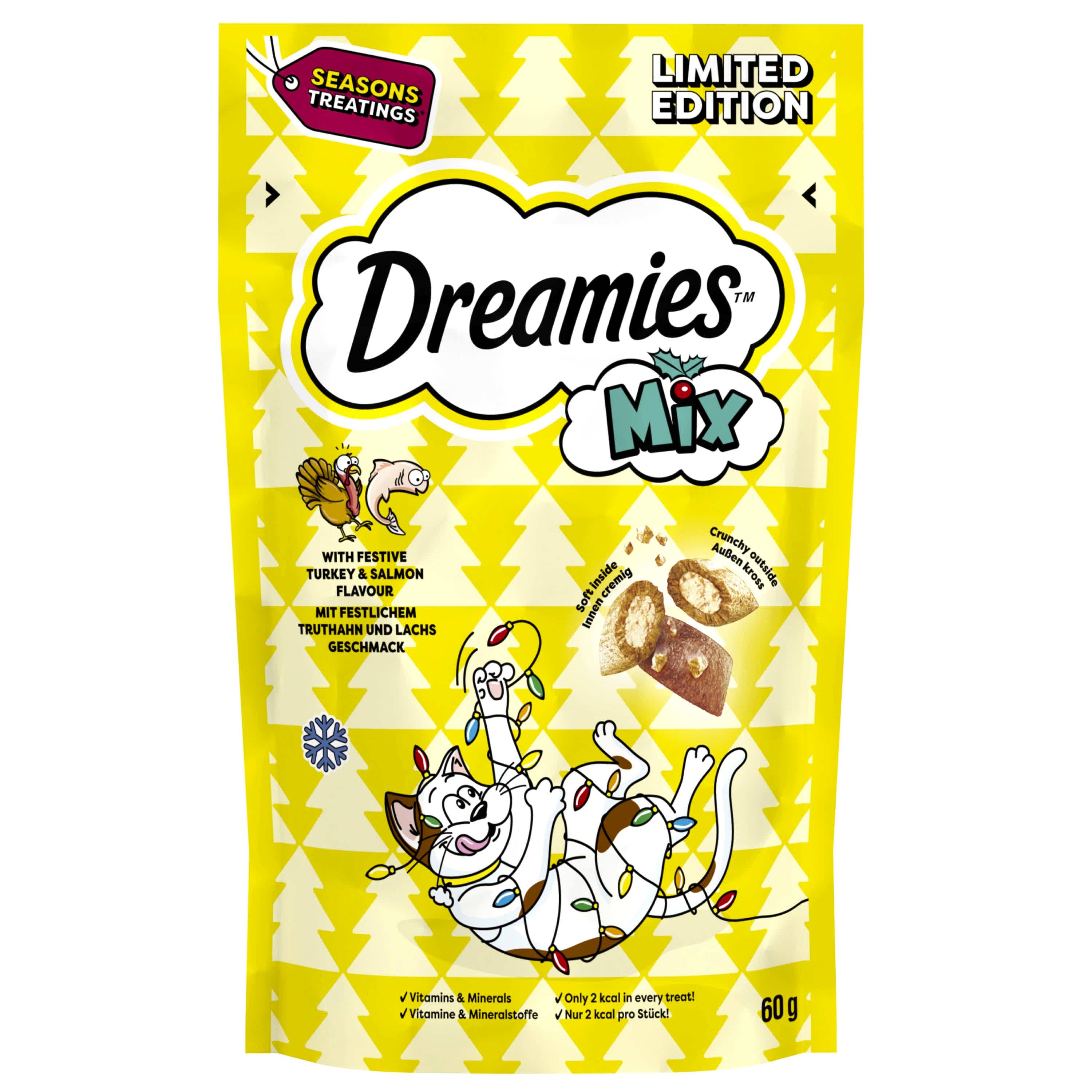 Dreamies Mix Cat Treats Salmon & Turkey