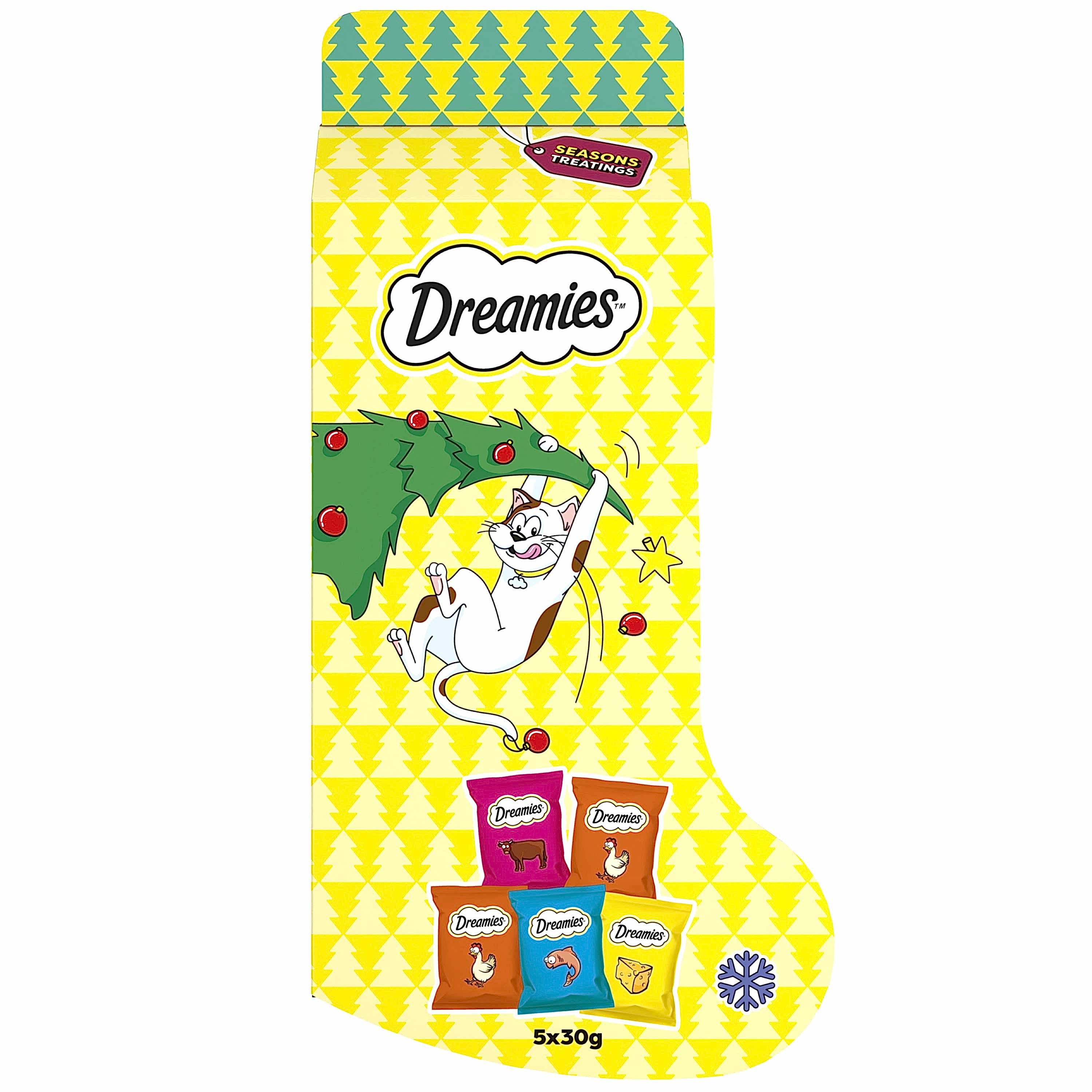 Dreamies Christmas Stocking Cat Treats