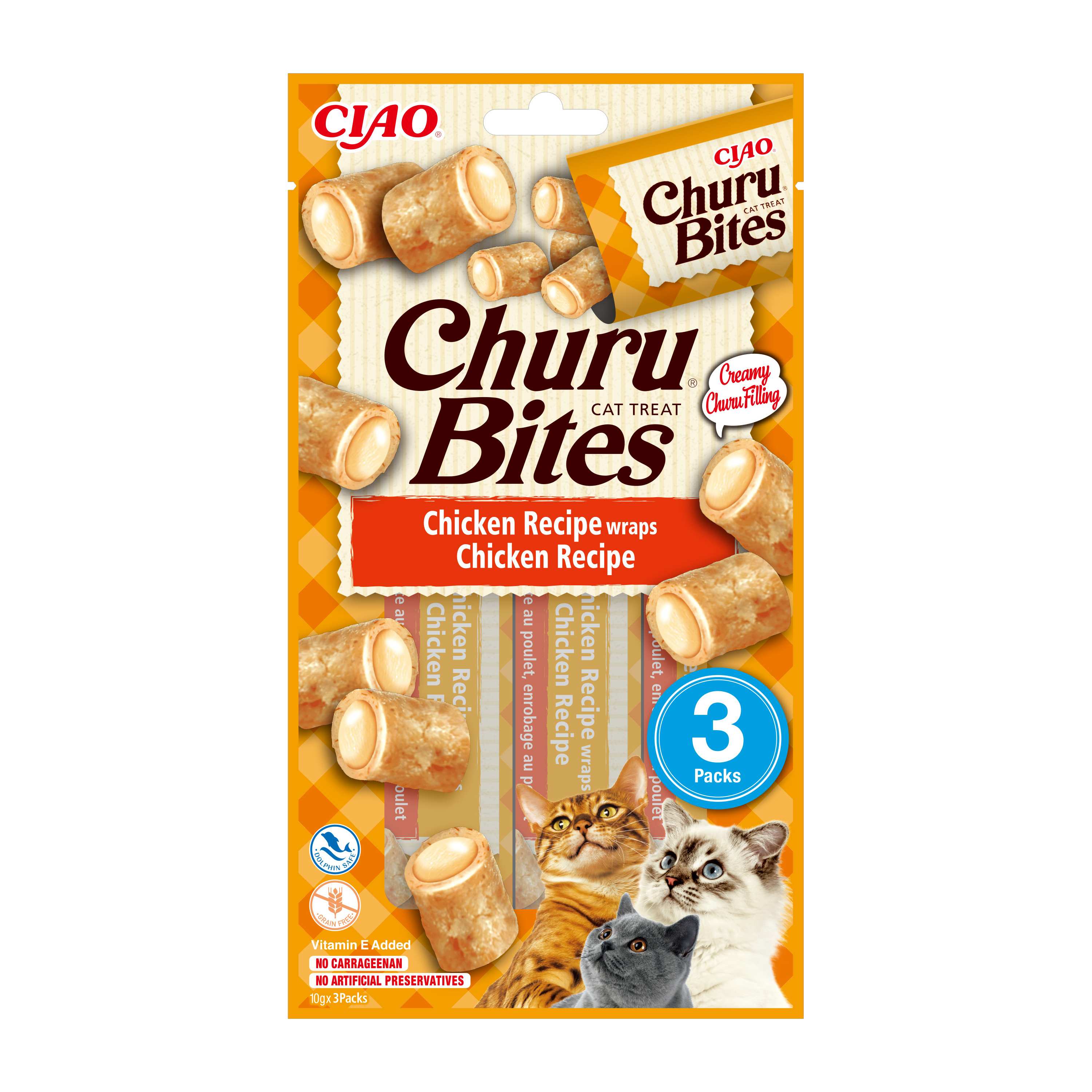 Ciao Churu Cat Treat Bites Chicken 3x10g