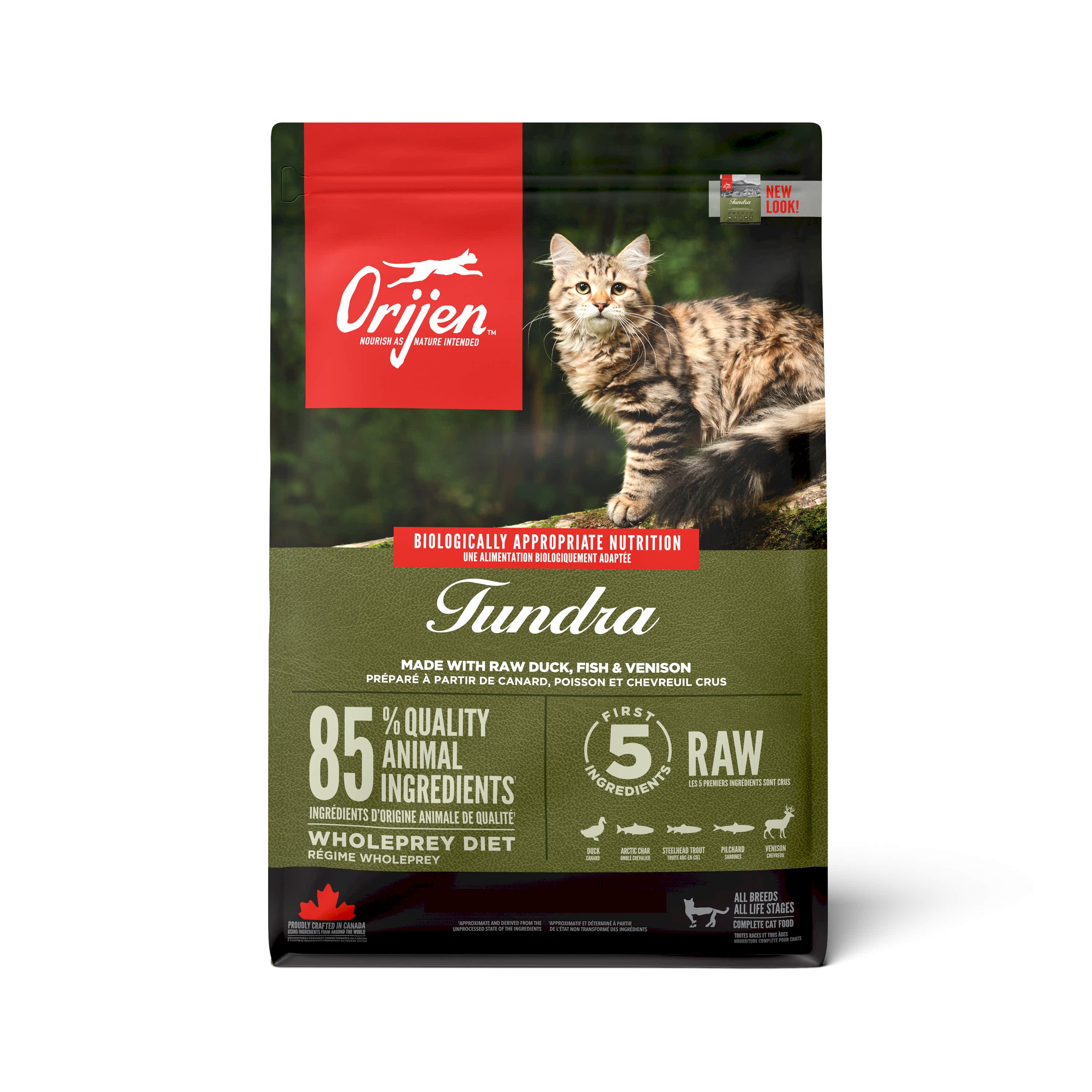 ORIJEN Tundra Adult Dry Cat Food with Duck Fish & Venison