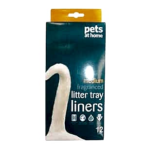 Pets at Home Cat Litter Liner Drawstring Fragranced Medium