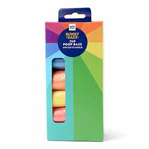 Pets at Home Summer Pocket Size Dog Poop Bags 240 Pack Multi Coloured