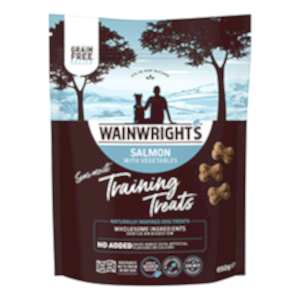 Wainwright's Semi Moist Dog Training Treats Salmon with Vegetables