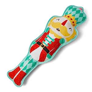 Pets at Home Christmas Nutty Nutcracker Sturdy Soft Dog Toy