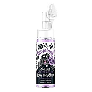 Bugalugs No Rinse Paw Cleaner with Silicone Brush for Dogs & Cats