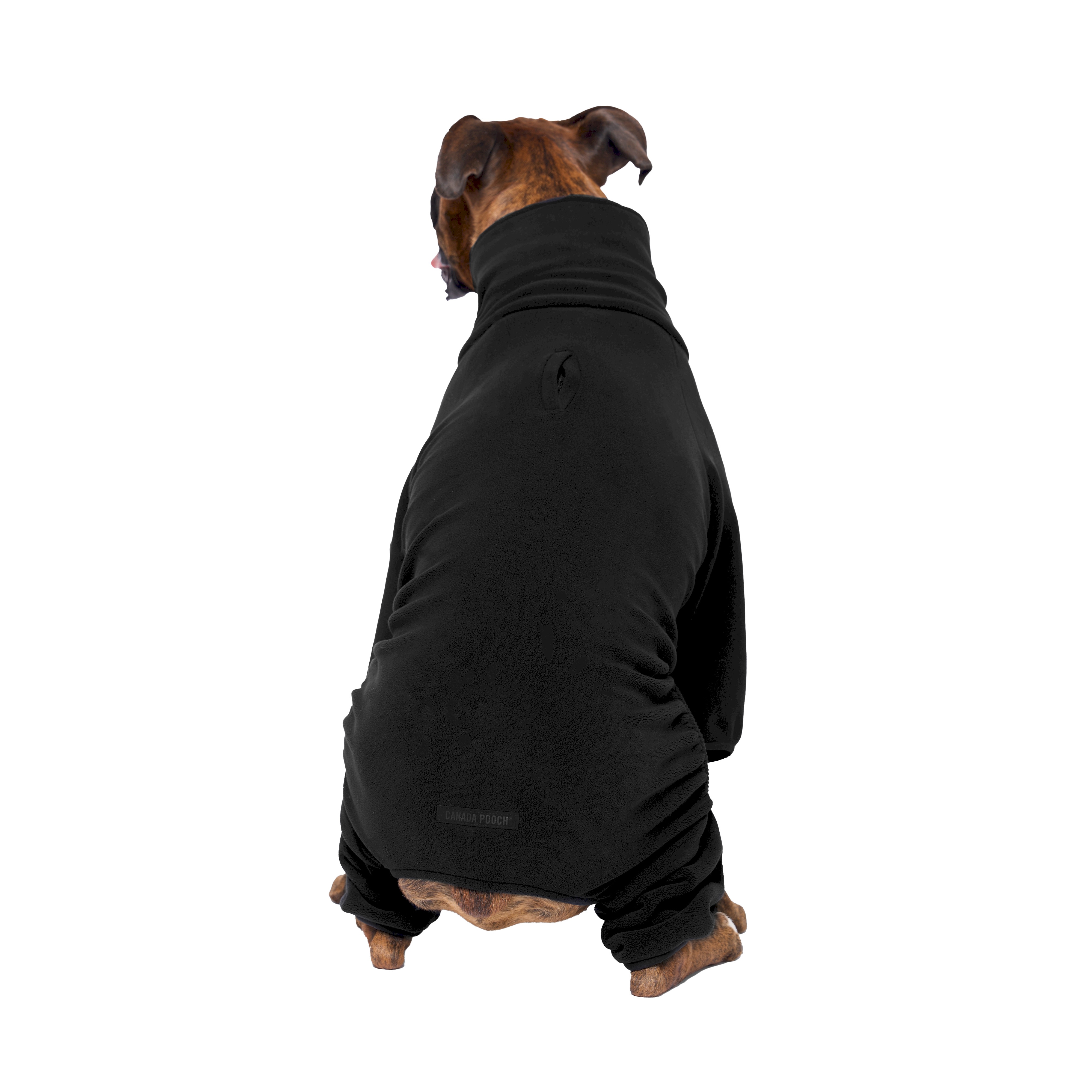 Canada Pooch Stretch Body Warmer Dog Coat Black