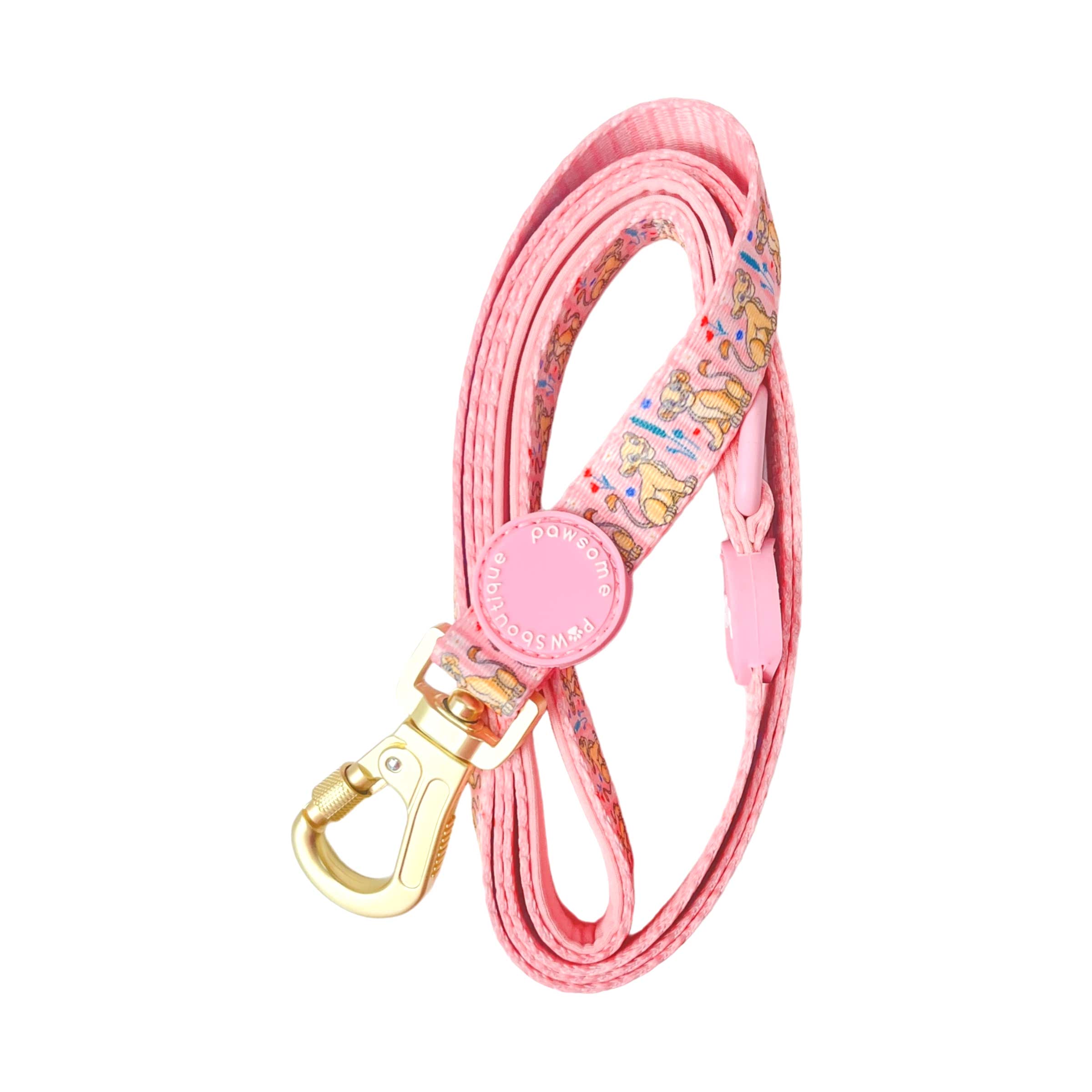 Pawsome Paws Boutique x Disney Nala Fabric Dog Lead Pink