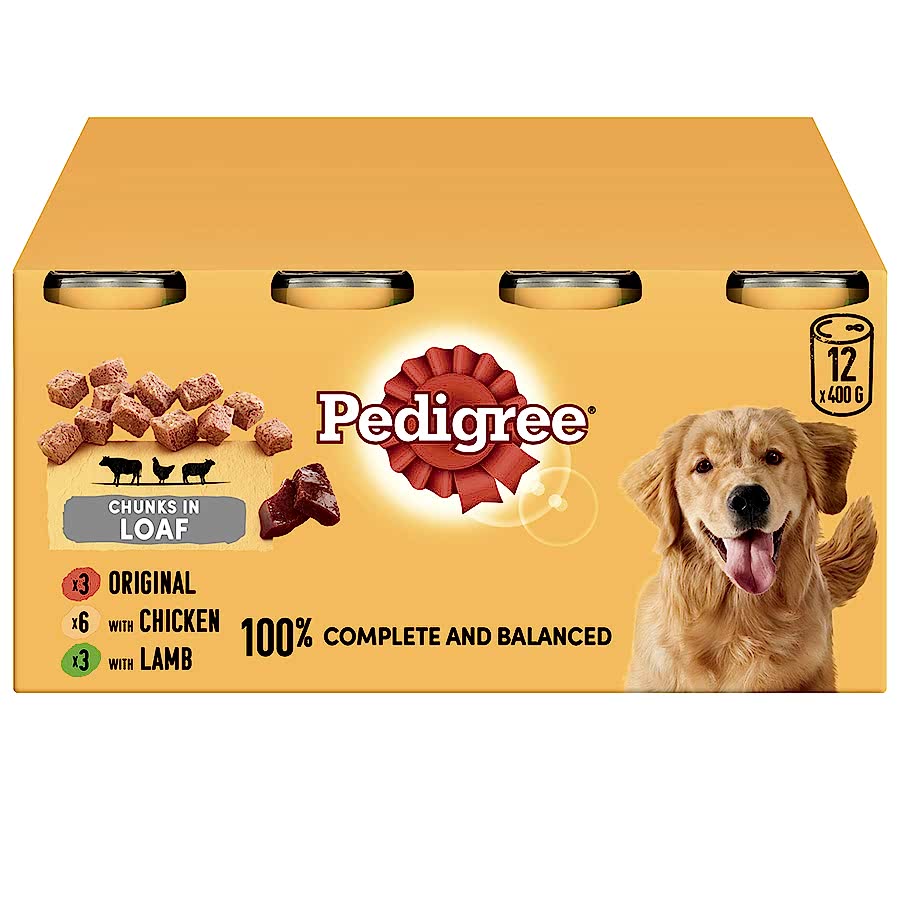 Pedigree Adult Wet Dog Food Mixed Loaf