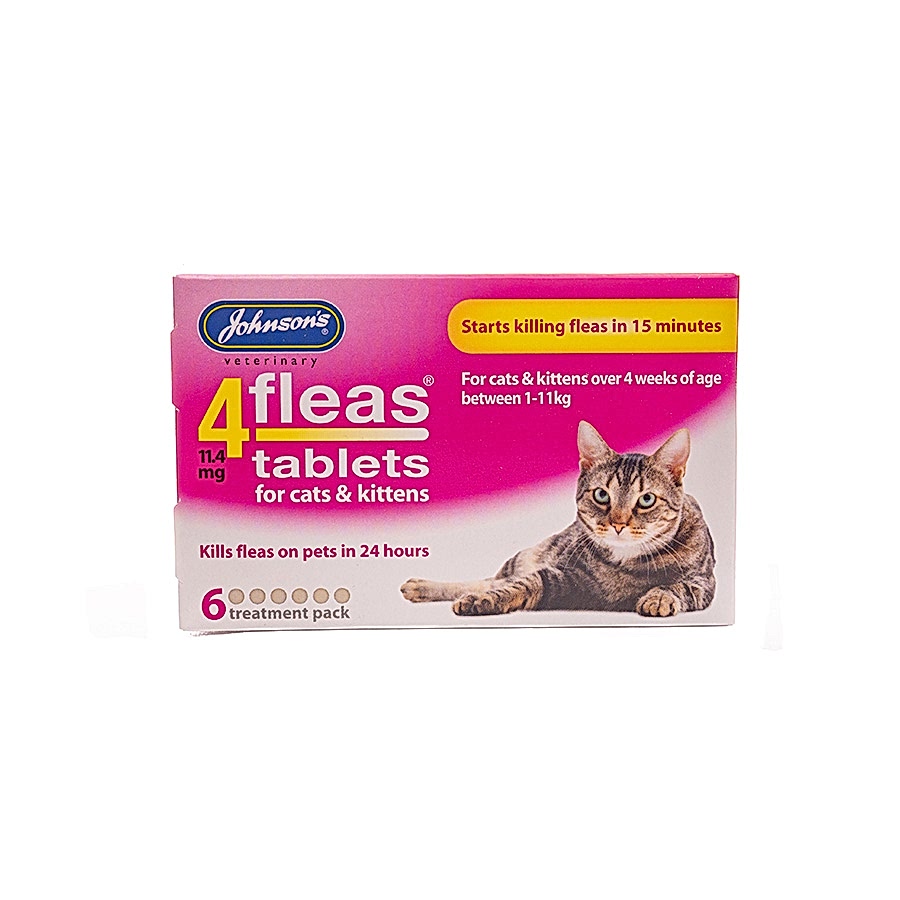 Johnsons 4fleas Tablets for Cats & Kittens