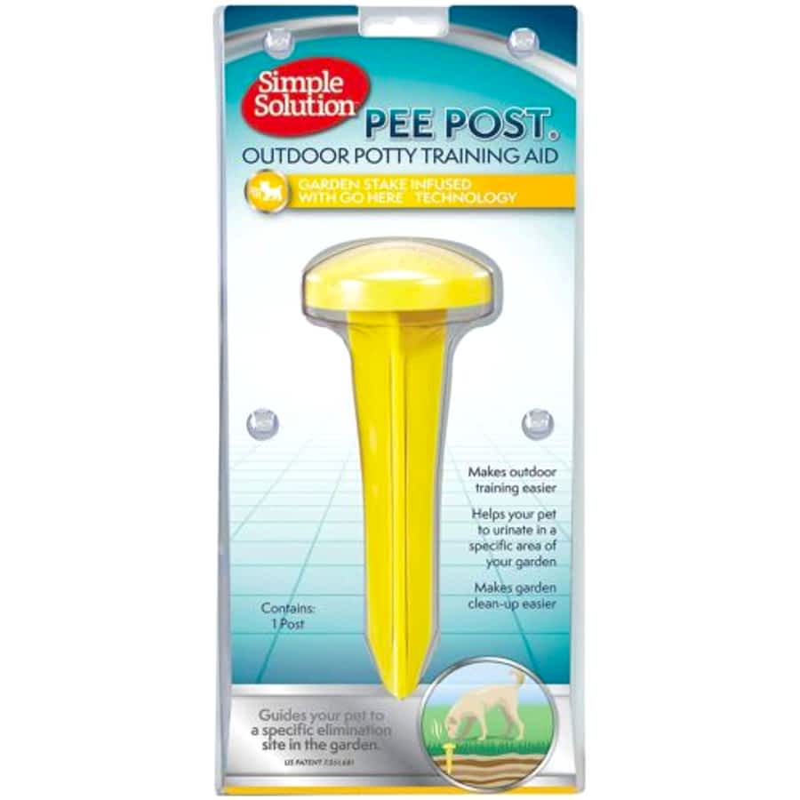 Simple Solution Pee Training Post for Dogs & Puppies