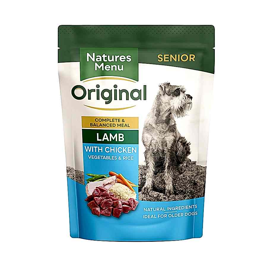 Natures Menu Senior Dog Food Lamb with Chicken Pouch