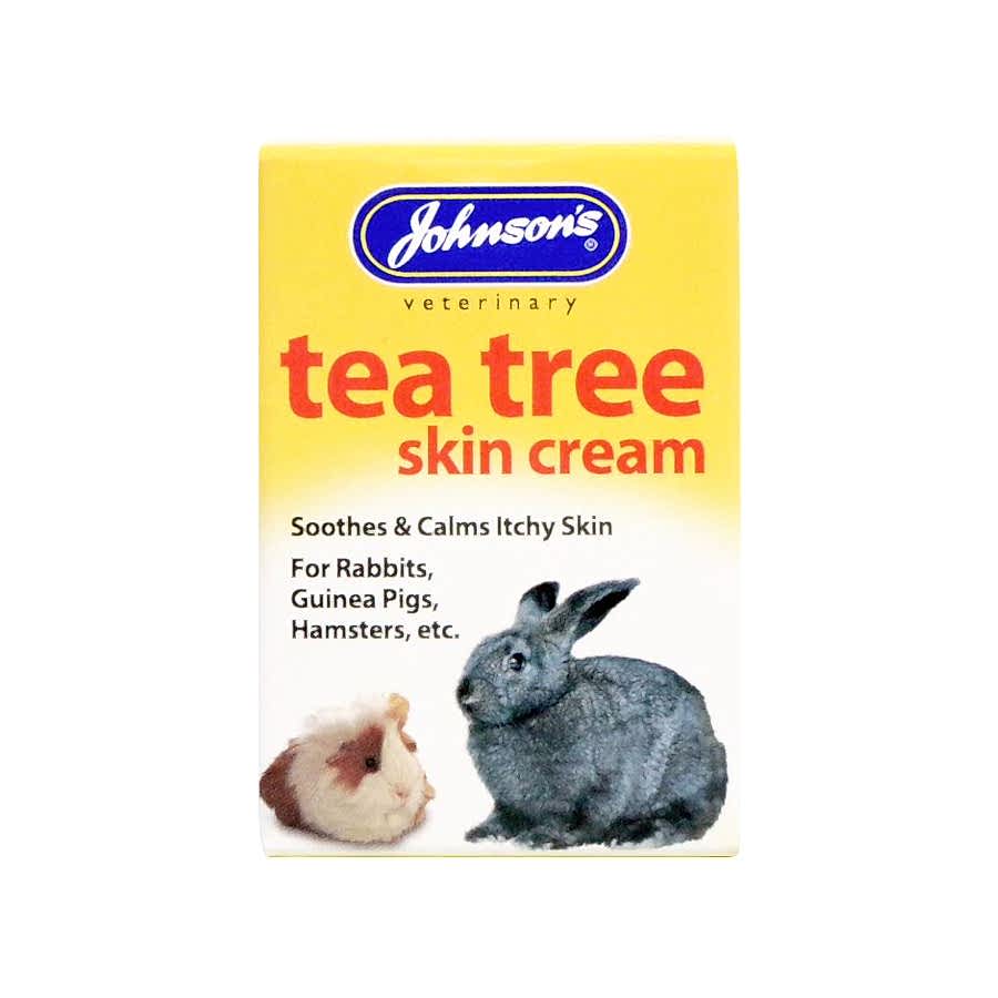 Johnsons Tea Tree Skin Cream For Small Animals