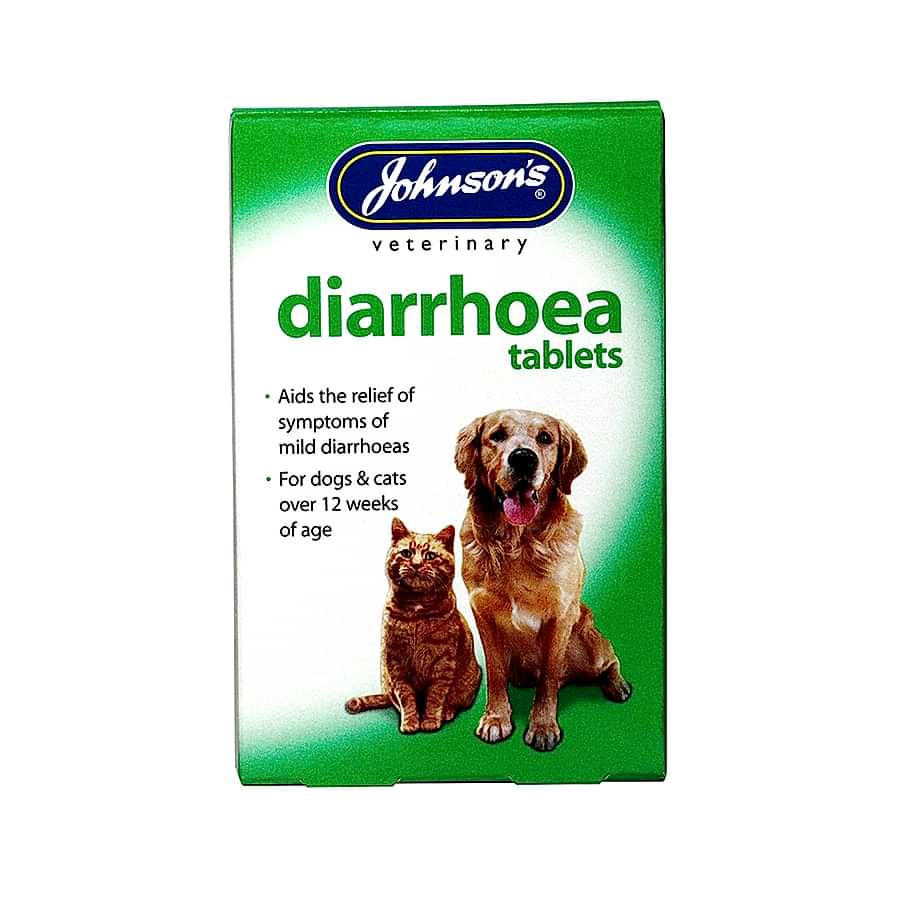 Johnsons Diarrhoea Tablets For Dogs & Cats