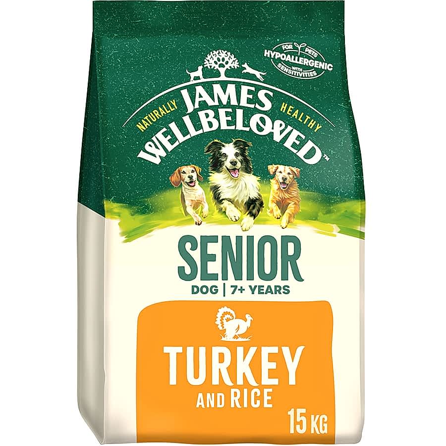 James Wellbeloved Senior Dry Dog Food Turkey & Rice