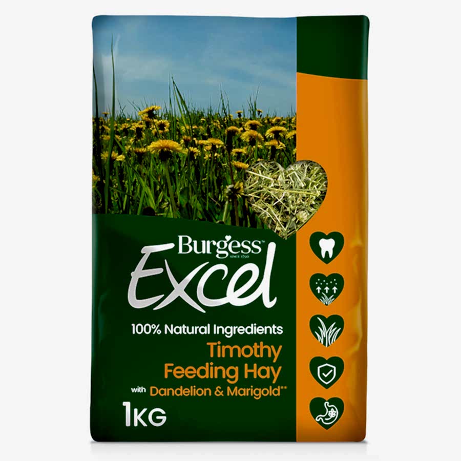 Burgess Excel Timothy Feeding Hay Dandelion & Marigold