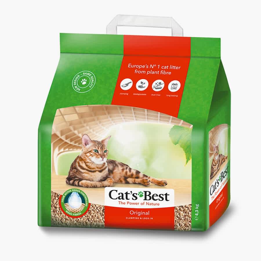 Cat's Best Plus Organic Wood Granule Clumping Cat Litter