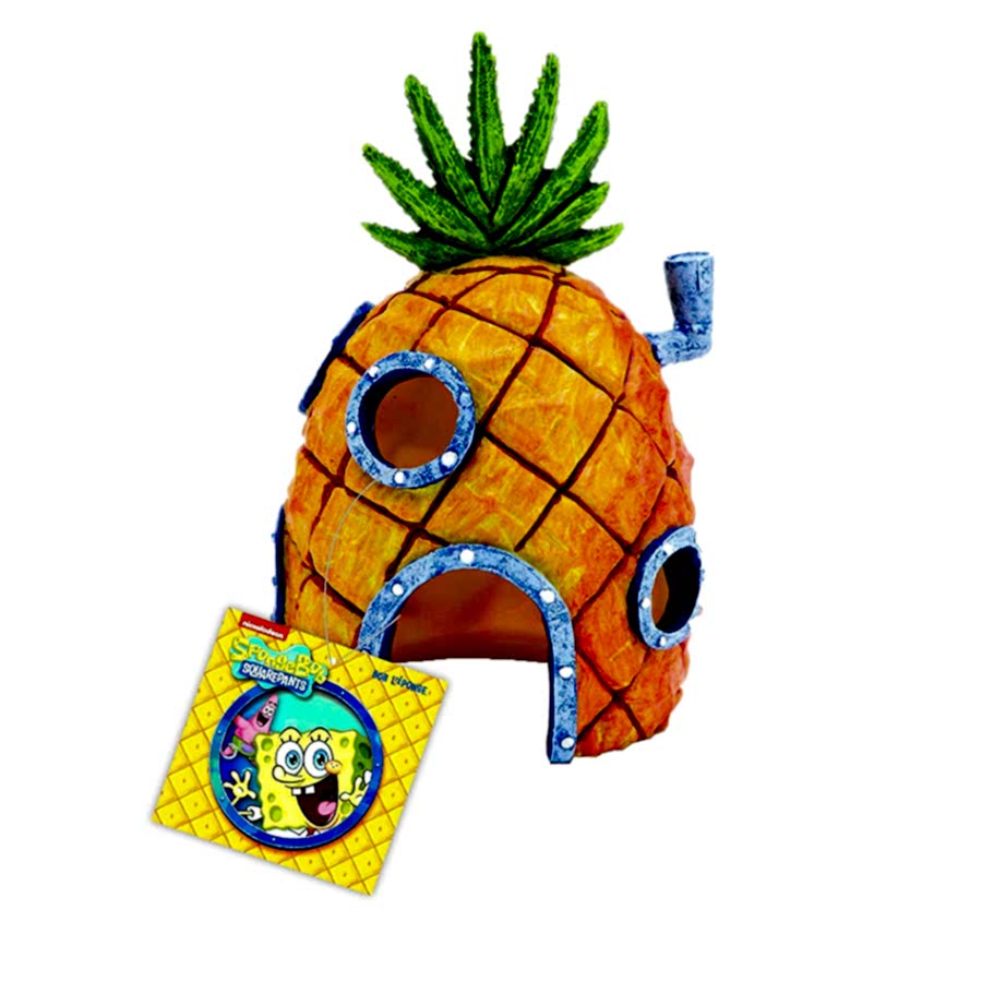 Penn Plax SpongeBob SquarePants Pineapple Home Tank Ornament