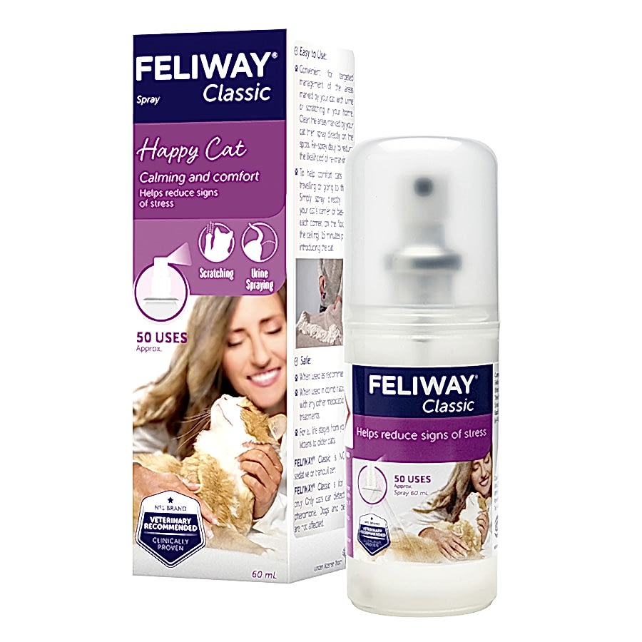 Feliway Classic Calming Pheromone Spray for Cats