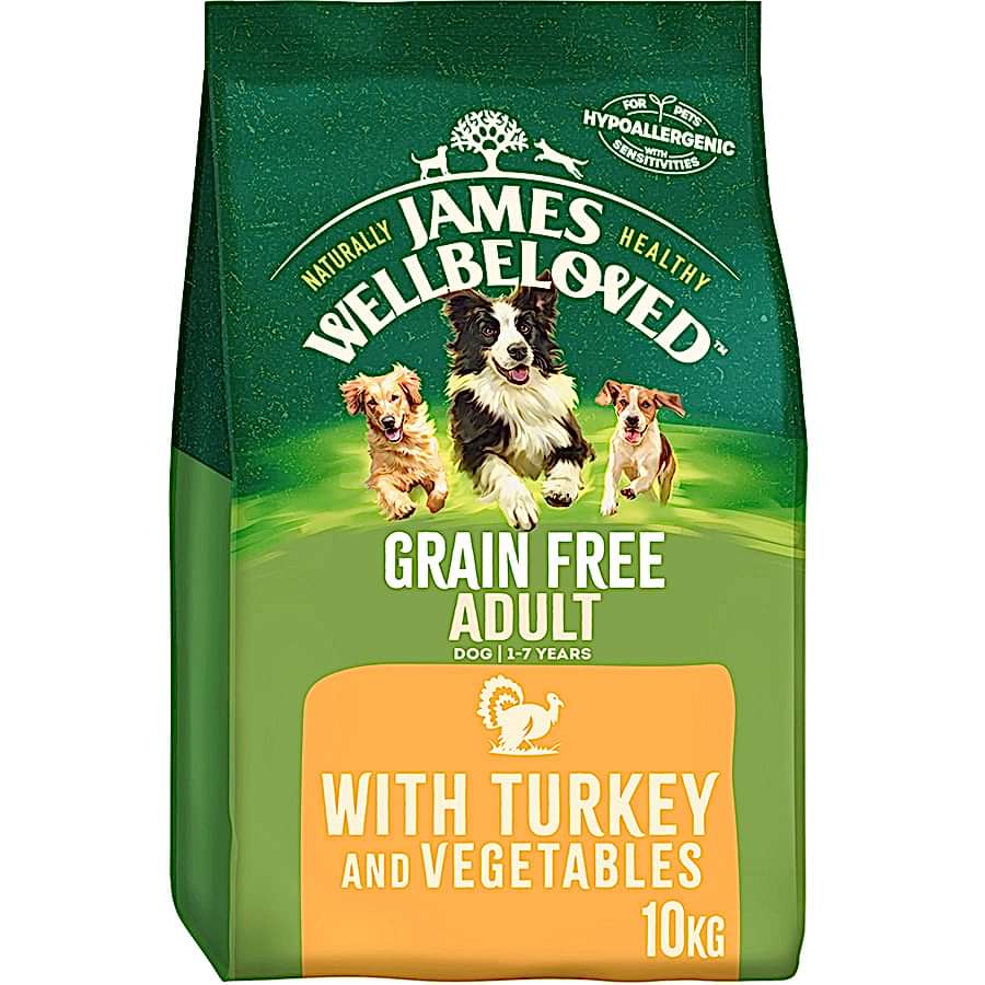 James Wellbeloved Grain Free Adult Dry Dog Food Turkey & Veg