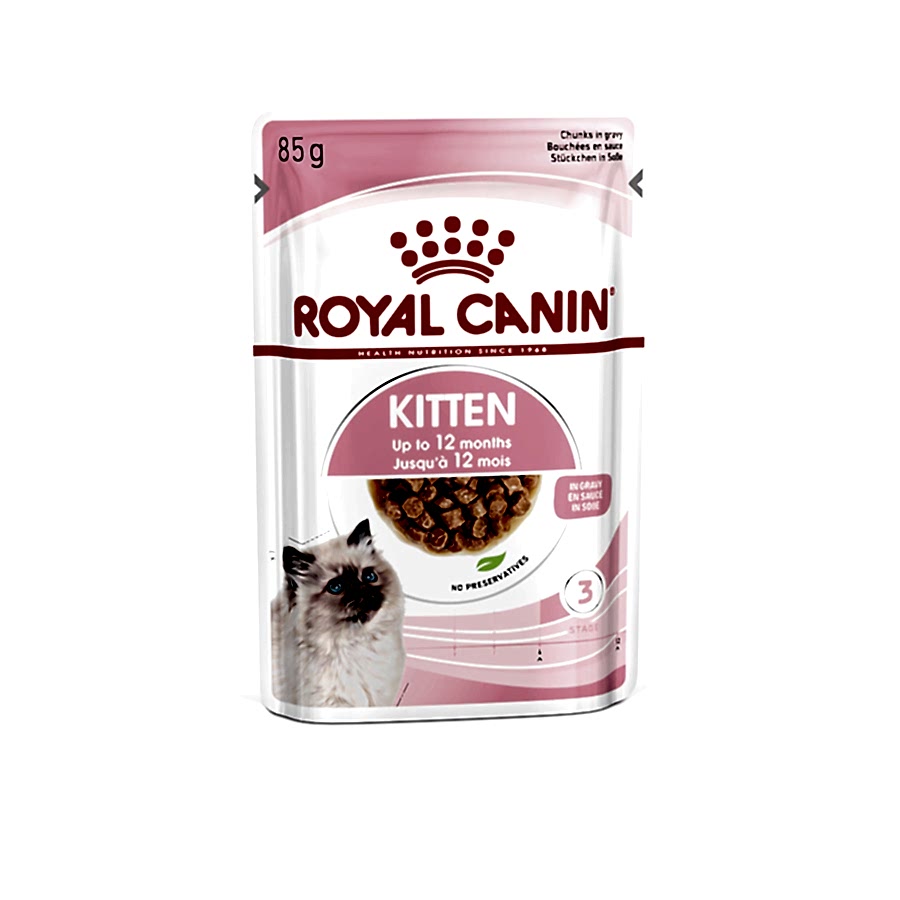 Royal Canin Feline Wet Kitten Cat Food In Gravy