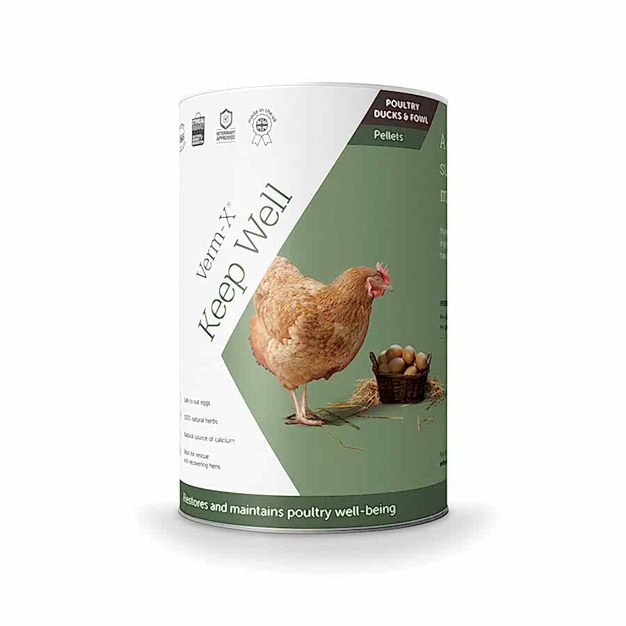 Verm-X Keep-Well Herbal Pellets for Poultry