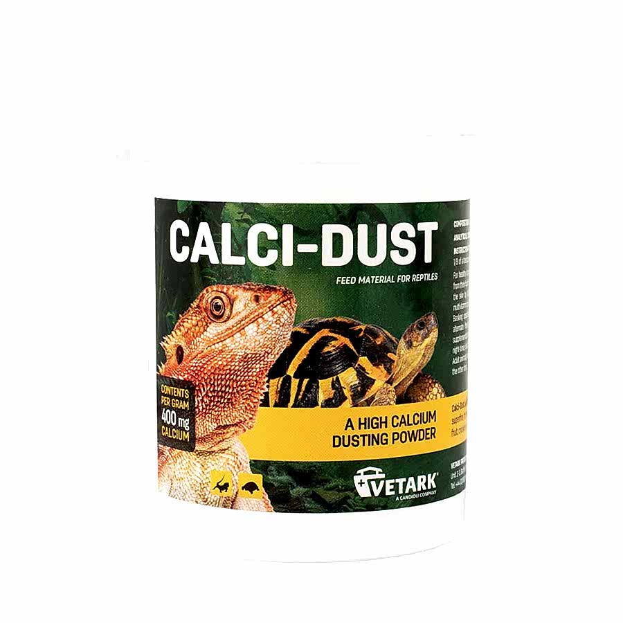 Vetark Natural Calcium Supplement Calci-Dust for Reptiles