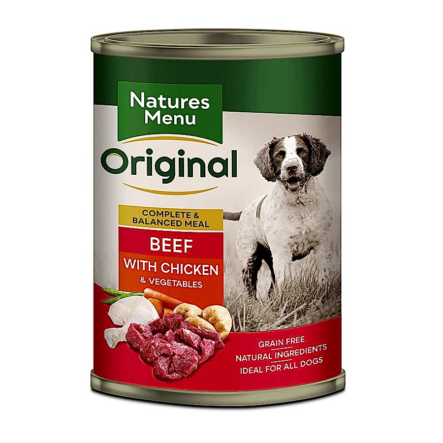 Natures Menu Adult Wet Dog Food Beef with Chicken