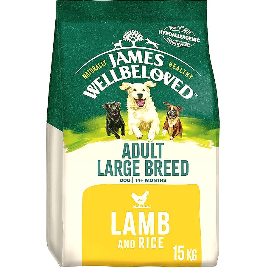 James Wellbeloved Large Breed Adult Dry Dog Food Lamb & Rice