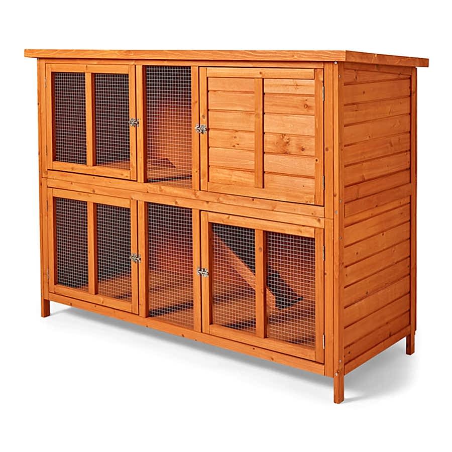 Pets at Home Bluebell Guinea Pig & Rabbit Hideaway Hutch 5ft