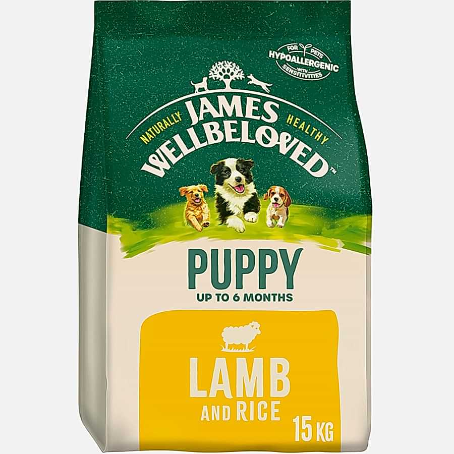 James Wellbeloved Puppy Dry Dog Food Lamb & Rice