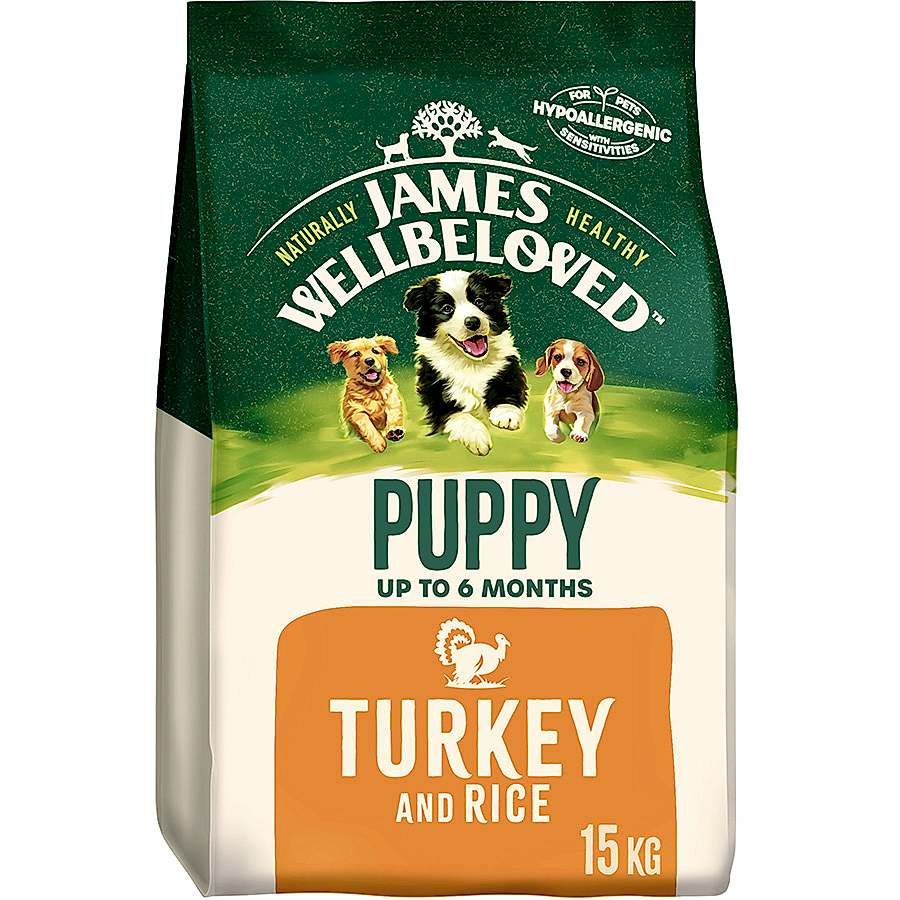 James Wellbeloved Puppy Dry Dog Food Turkey & Rice