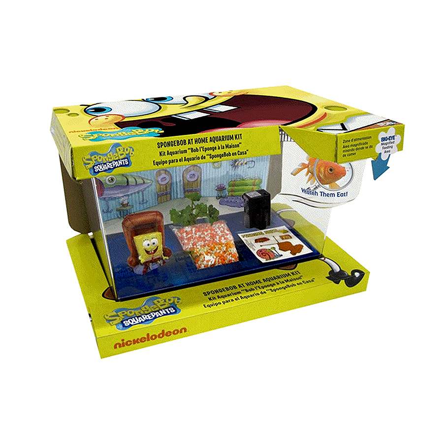 Penn Plax SpongeBob Squarepants Home Aquarium Kit