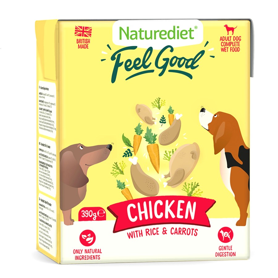 Naturediet Feel Good Adult Wet Dog Food Chicken