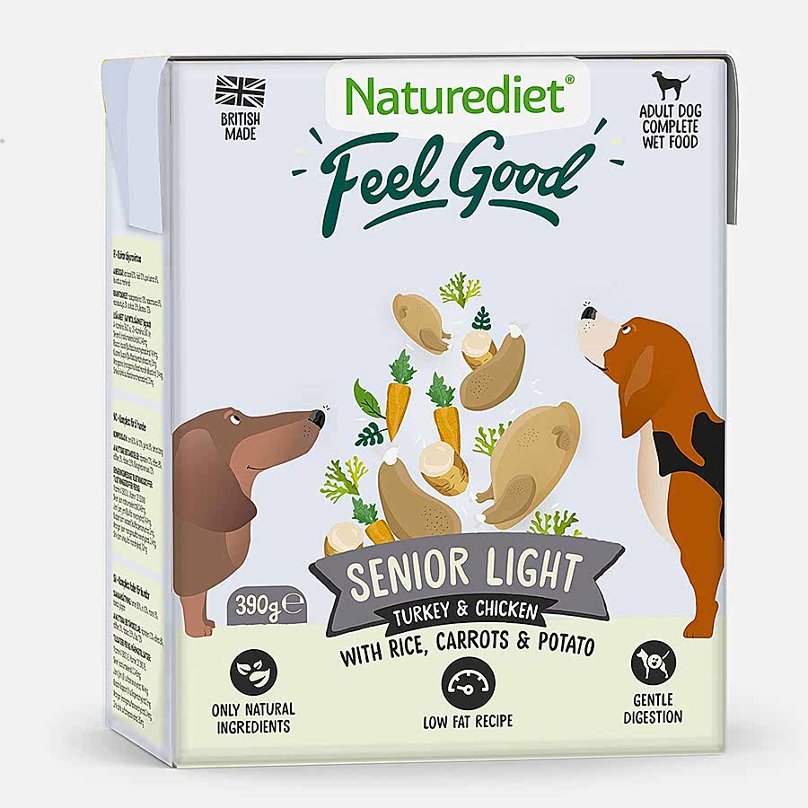 Naturediet Feel Good Senior Light Wet Dog Food Turkey & Chicken